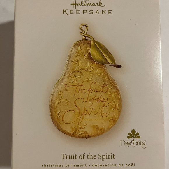 HALLMARK 2007 KEEPSAKE "FRUIT OF THE SPIRIT" X'MAS ORNAMENT /NEW - Picture 2 of 6